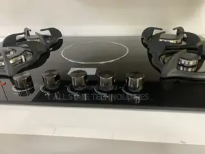 Kitchen Gas Hob 90cm by Polystar (4 Gas + 1 Electric)