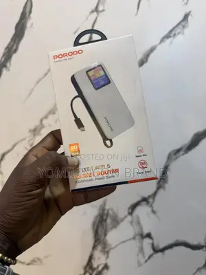 Porodo 4g Lte | Wifi 6 Pocket Router With 10000mah Power Bank