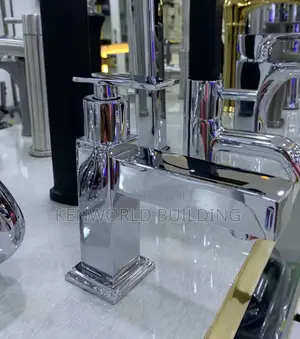 Luxury Square Chrome Basin Tap
