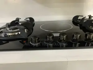 Modern Polystar 90cm Gas Hob With Electric Burner