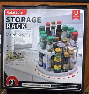 U-Shaped Rotatable Storage Rack