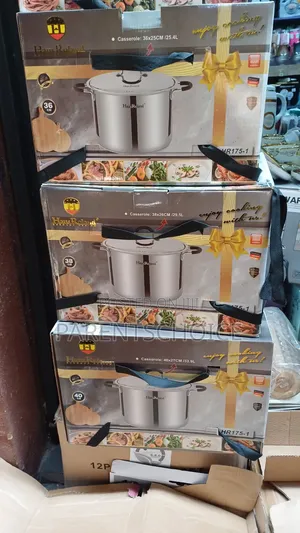 Heavy Stainless Pot Haus Roland 3 Sets- 25.4l, 29.5l and 33.9l