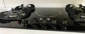 Polystar Kitchen Cooker Hob – 4 Gas + 1 Electric