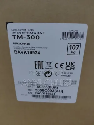 Canon Large Format Image Prograf Tm-300 Printer