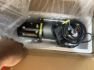 Dc Battery Electric Winch – 6000lb Heavy Duty