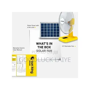 Sun King Solar Fan With 20w Solar Panel