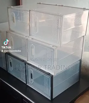 Plastic Stackable Shoe Box