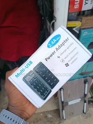 50w High Capacity 10 Ports Multi-Usb Power Adapter