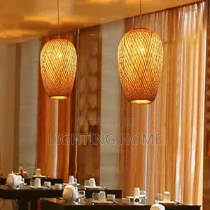 Vintage Bamboo Single Pendant Light