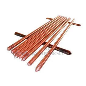 4ft Copper Earthing Rod – High Conductivity Ground Rod