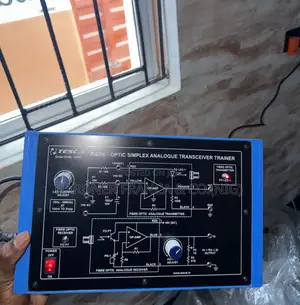 Fiber-Optic Simplex Analogue Transceiver Trainer