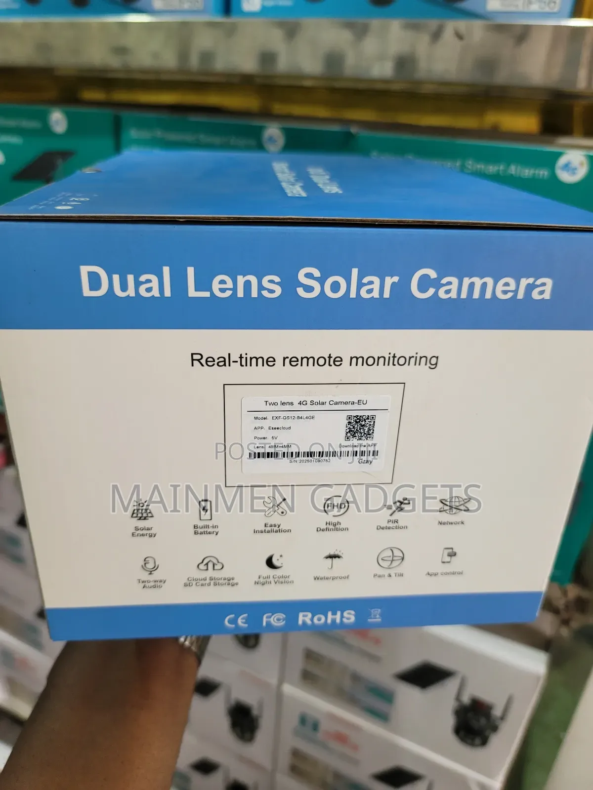 Solar Powered Smart Network Security Camera