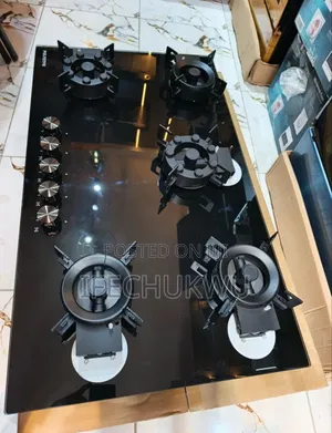 Original Polystar Inbuilt Premium Luxury Flips Up 5 Burners Gas Cooker