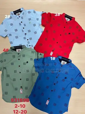 Quality Short Sleeve Button Down Shirt for Boys