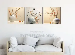 3 in 1 Decorative Wall Clock At