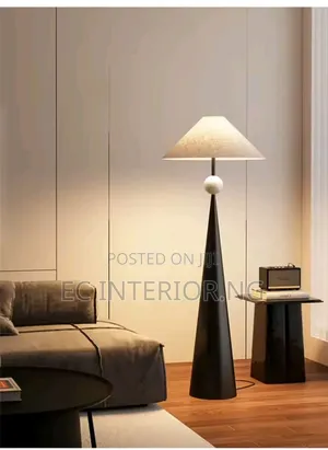 Minimalist Floor Lamp Cloth Cover Art