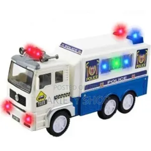 Police Car Toy for Kids With Flashing Lights and Sound