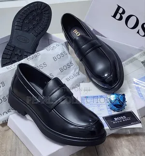 Original Boss Leather Shoes for Men
