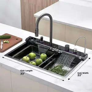 Multi-Functional Kitchen Sink With Button