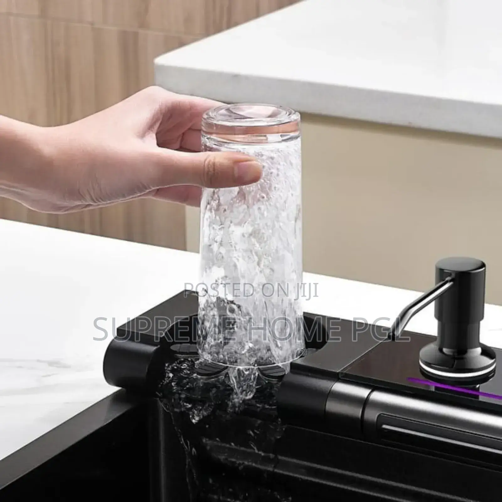 Multi-Functional Kitchen Sink With Button