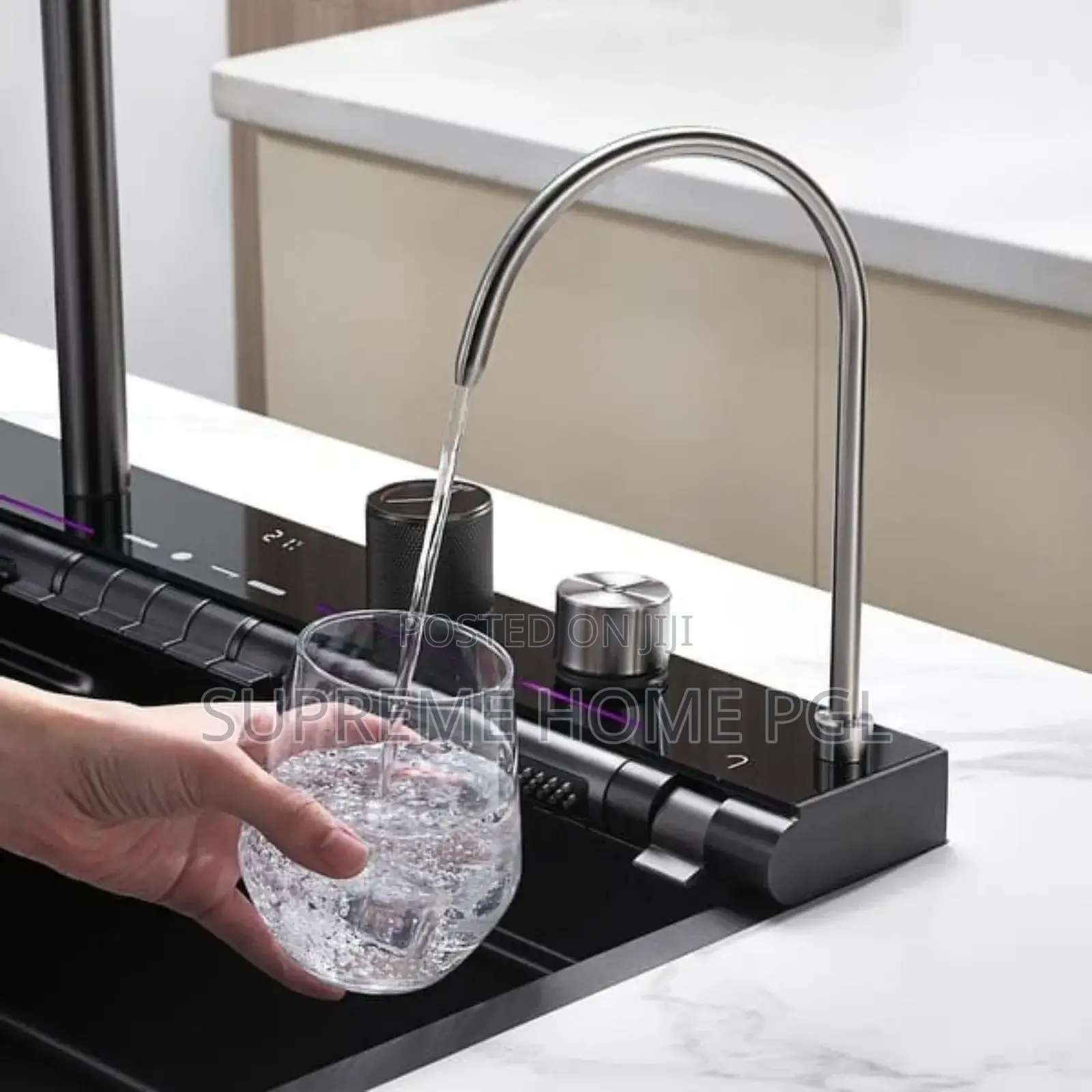 Multi-Functional Kitchen Sink With Button