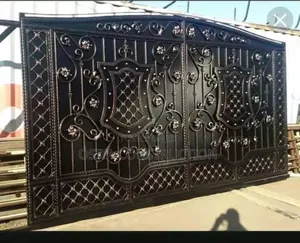 Curling Wronght Iron Gate