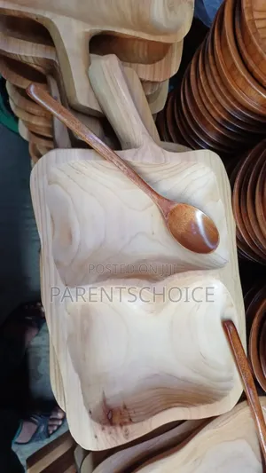 Wooden 2 Partition Platters Wooden Divided Serving Platter or Tray