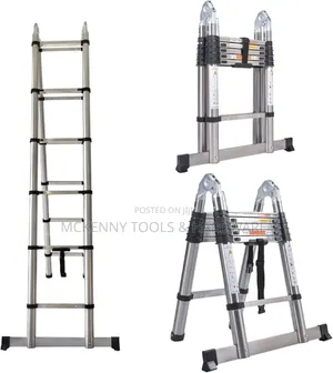 Portable Aluminum Telescopic a Type Extension Lader Multi Purpose 2.2m