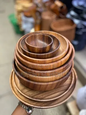 9 PCS Complete Set Wooden Plate