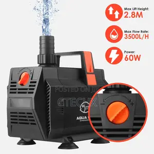Submersible Water Pump for Pond , 60w 3500l/H Water Fountain Pump