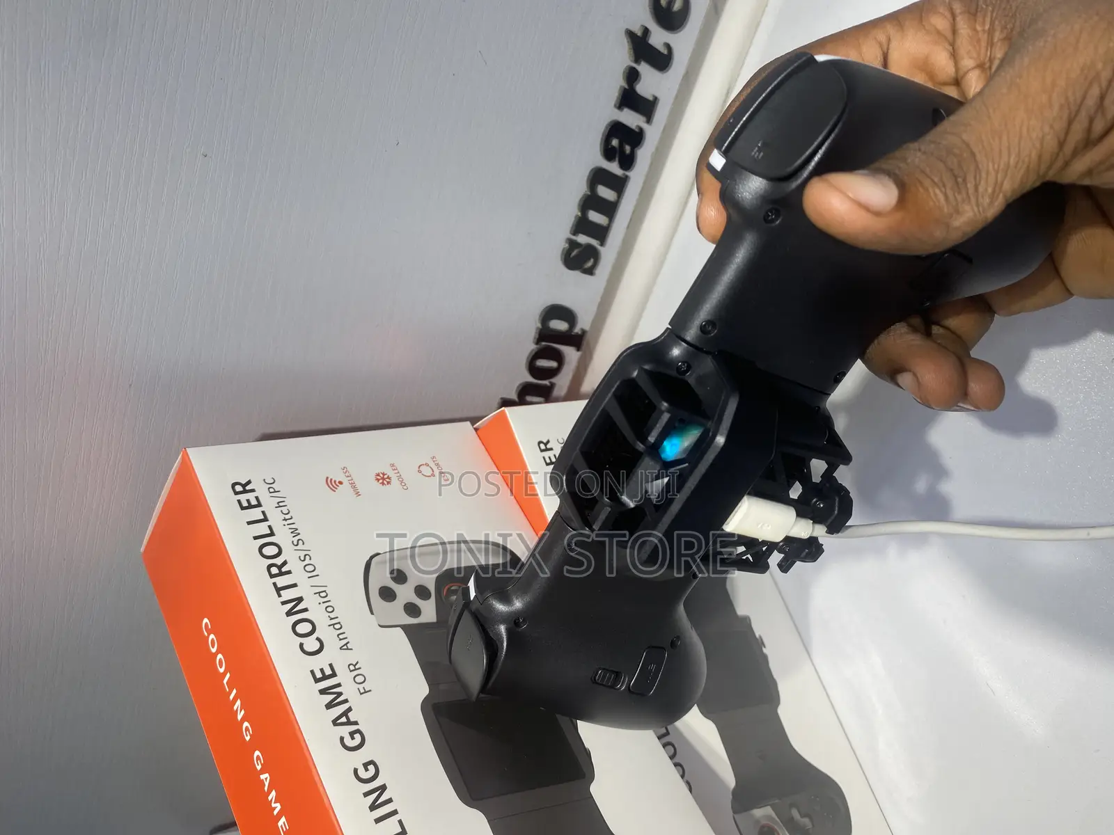 Coolsherk Multifunctional Gaming Controller With Cooling Fan