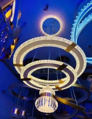 Luxury 3-Ring Crystal Led Chandelier Pendant Light