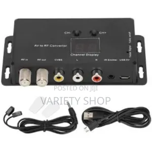 Tv Link Modulator Adjustable Support Pal NTSC Av to Rf