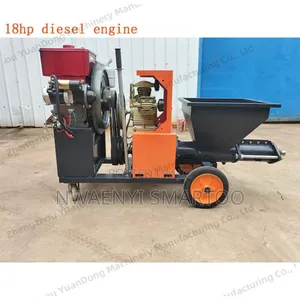 Plastering Cement Mortar Sprayer Pump Machine