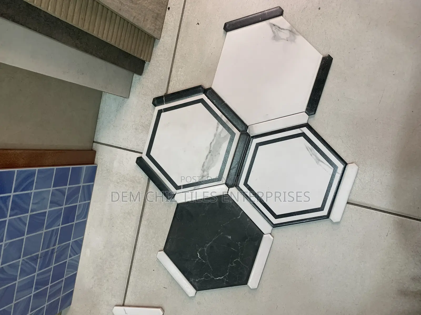 Pattern Hexagon Tiles Spain