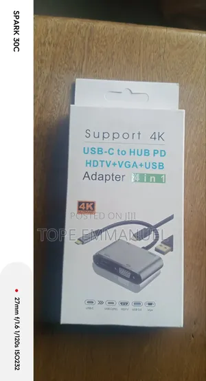 4 in 1 Usb Type C Adapter