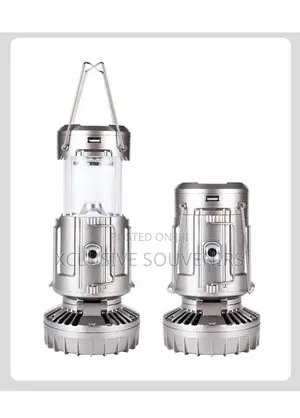 Led Rechargeable Camping Lantern With Fan