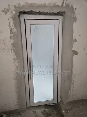 Frosted Aluminium Swing Door