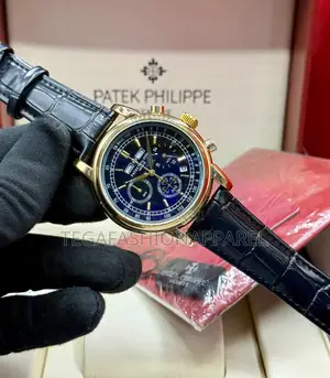 Patek Philippe Genuine Leather Wristwatch