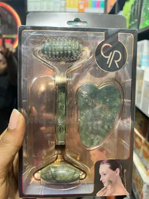 Jade Roller And Gua Sha Facial Massage Tool Set