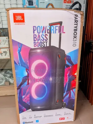 240w JBL Partybox 310 (18hr Playtime) Ipx4 Bluetooth Speaker