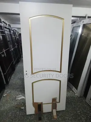 3ft Hardwooden Door (Gold Line Design)