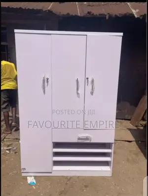White 4ft Wardrobe