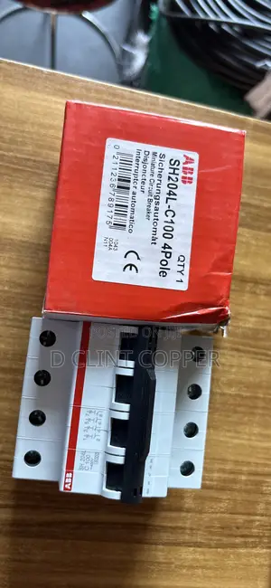 100amps 4 Pole Abb Breaker