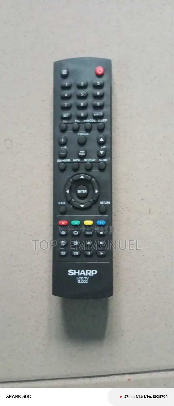 Sharp Tv Remote Control