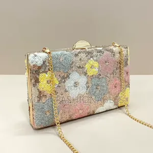 High Fashion Sequined Clutch Purse