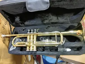 Professional Gold Trumpet