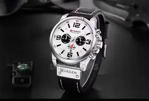 Curren Chronograph Military Sport Watch — Leather Edition