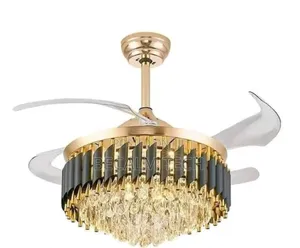Crystal Fan Chandelier
