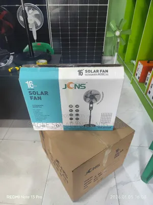 Solar Rechargeable Fan